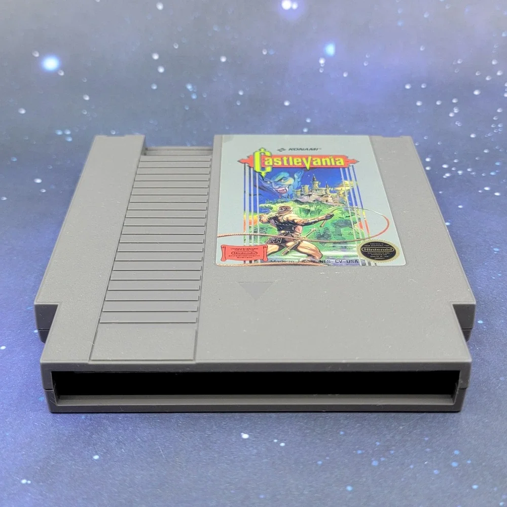 Castlevania Nintendo NES Konami 1985 Grey Cartridge NES-CV-USA Video Game